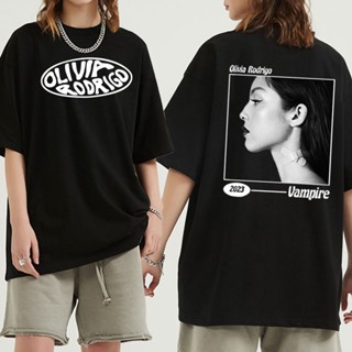 Olivia Rodrigo Vampire เสื้อยืด ผ้าฝ้าย คุณภาพสูง สไตล์ฮาราจูกุ แฟชั่นฤดูร้อน สําหรับผู้ชาย และผู้หญิง 2023