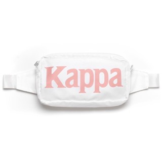 กระเป๋าคาดเอว	KAPPA AUTHENTIC FLETCHER Waist Bag Brown Cameo-White