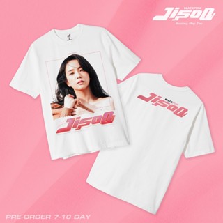 อ่อนนุ่ม 6 เสื้อยืด jisoo Bootleg​ White T-shirt