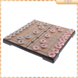 [Lslhj] Xiangqi เกมกระดานหมากรุกจีน พับได้ แบบพกพา สําหรับครอบครัว