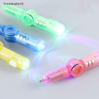 Tr ใหม่ 2in1 ของเล่นมือหมุน ปากกาสปินเนอร์ มีไฟ LED เรืองแสงในที่มืด TH