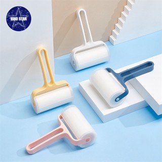 Sticky Hair Remover ครัวเรือนเปลี่ยนได้สามารถฉีกขาด Roller Felt Roll Brush Sticky Hair Stained Hair Removal Clothes Hair Removal Brush Paper Roll Paper 【Kinostar】