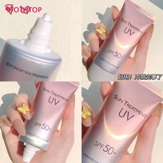 ครีมกันแดด Spf50+ 60g Hydrating Hyaluronic Acid Long Lasting Anti Uv Treatment Sunblock Cream Pa+ Sun Block Skin Care Delicate，refreshing Whitening [TOP]