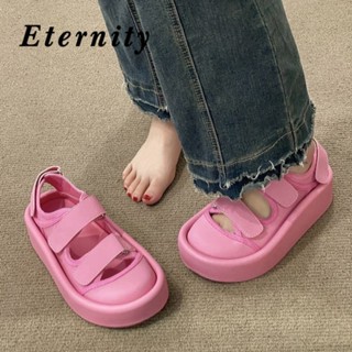 Eternity  รองเท้าแตะ รองเท้าหัวโต แฟชั่น ธรรมดา ใส่สบายๆ HOT SALE 29Z0707 ins Chic Beautiful ทันสมัย B28G0OT 36Z230909