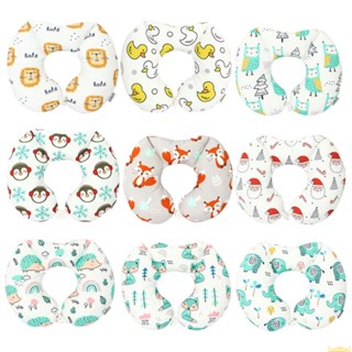 Innlike1 หมอนเบาะรองนั่ง แบบนิ่ม ลายการ์ตูน สําหรับรถเข็นเด็ก
