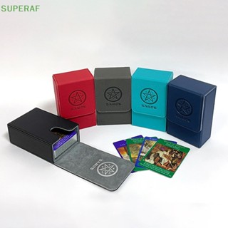 Superaf กล่องเก็บไพ่ทาโรต์ หนัง PU สองชั้น เกมไพ่โป๊กเกอร์ การ์ดดาดฟ้า ขายดี