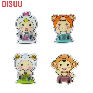 Disuu Wall Hangers Animal Pattern PET ABS Material Stable Load Bearing Self Adhesive Hooks for Office Power Cord