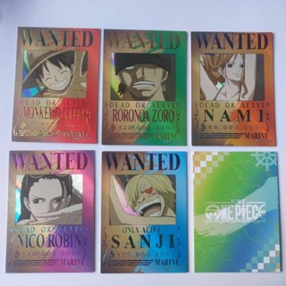 การ์ดสะสม ลายการ์ตูนอนิเมะ One Piece TJL Rare Wanted Card Empress Luffy Nami