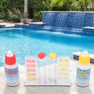 Fun~ph ชุดกล่องทดสอบคลอรีน คุณภาพน้ํา อุปกรณ์เสริม สําหรับสระว่ายน้ํา