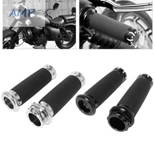 ⚡READYSTOCK⚡Motorcycle Hand Grips 1 Inch 1 Pair Billet Aluminum Durable Left And Right