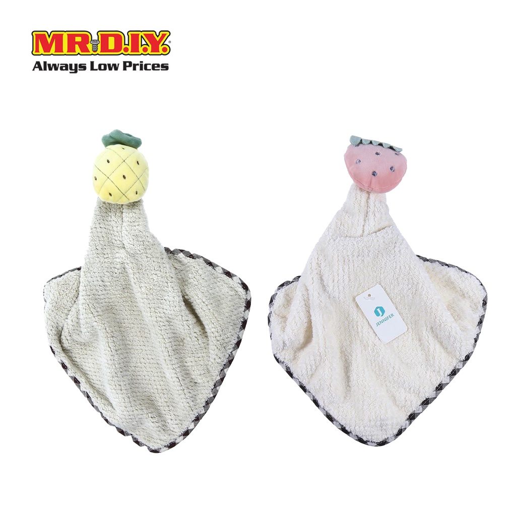 [แพ็ก 5 ชิ้น] มิสเตอร์.ดี.ไอ.วาย ผ้าเช็ดมือแบบแขวน สีสันสดใส (ขนาด 40 x 40 ซม.) คละสี