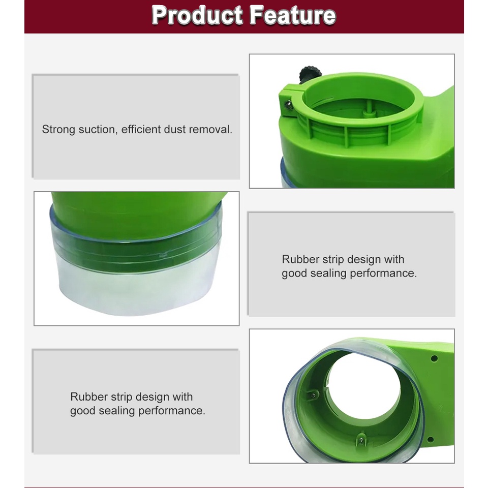 ฝาครอบกันฝุ่น CNC ขนาด 70 มม. 75 มม. 85 มม. 88 มม. 90 มม. สําหรับเครื่องแกะสลักไม้ - รูปที่ 5