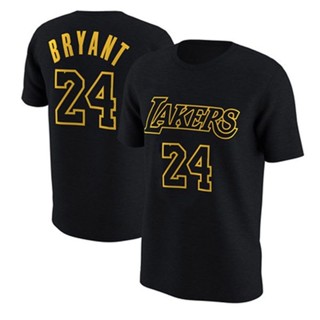 เสื้อยืดกีฬาบาสเก็ตบอล แขนสั้น แบบแห้งเร็ว ลาย Nba Mamba Kobe Jersey สําหรับผู้ชาย