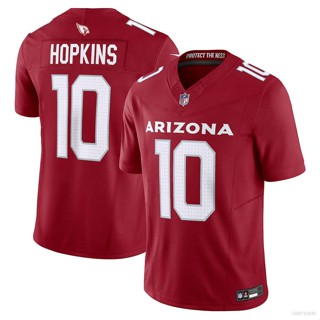 เสื้อกีฬาแขนสั้น ลายทีมชาติฟุตบอล NFL Arizona Cardinals Jersey DeAndre Hopkins QY 2023-2024