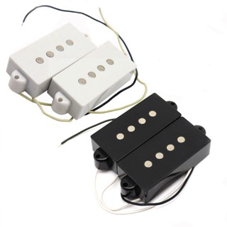 ปิ๊กอัพเบสไฟฟ้า PW-1 ชุด PB P-bass Humbuckers สไตล์ที่แม่นยํา ปิ๊กอัพฮัมบัคเกอร์ สีดํา / สีขาว