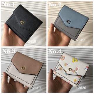 Wyn Small Wallet In Colorblock C2619 C2620 กระเป๋าสตางค์สตรี แท้  COAC H ซองใส่เหรียญ กระเป๋าสตางค์ใบเล็ก
