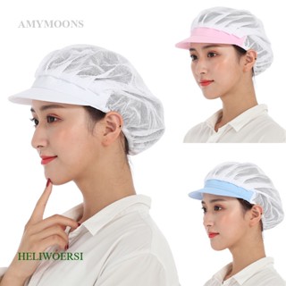 Heliwoersi หมวกเชฟ หมวกทําอาหาร ระบายอากาศ ร้านอาหาร ครัว เบเกอรี่ หมวกพนักงานเสิร์ฟ หมวกทํางาน