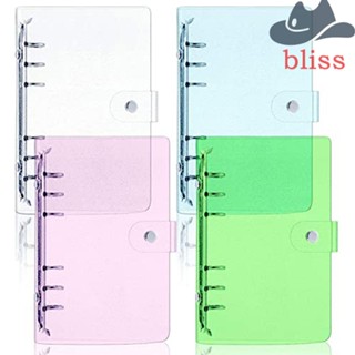 BLISS ปกสมุดโน๊ต แบบใส 6 ห่วง สันห่วงหลวม สําหรับโรงเรียน