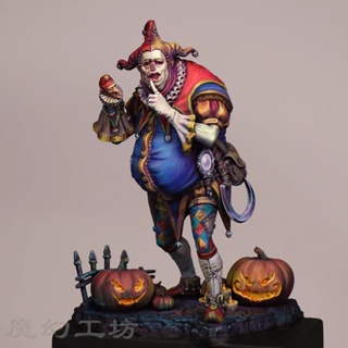 9.9 เหนื่อยมากCircus Clown โมเดลฟิกเกอร์ 1/18 GK สีขาว 3D MFTT