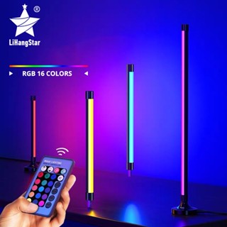 ไฟเติม LED RGB แบบพกพา บรรยากาศที่มีสีสัน ไฟกลางคืน ไฟถ่ายภาพ แท่งไฟ USB ตั้งเวลาถ่ายทอดสด ไฟอินเทอร์เน็ต คนดัง ภาพอารมณ์ ไฟ RGB เติมแสง