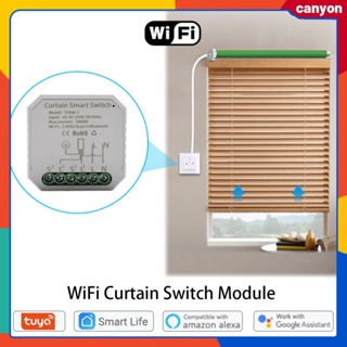 Tuya Smart Wifi Curtain Switch Module Roller Shutter Electric Motor Controlller Smart App Remote Control Multi Scenarios Matching canyon