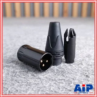แพ็ค4ตัว TADA GYX-02BK XLR ผู้ สีดำ ปลั๊กแคนนอนตัวผู้ CANNON GYX02BK GYX 02BK เอไอ-ไพศาล