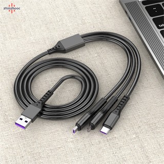 Vip 3 In 1 สายชาร์จ Usb Type-c 66w 5a ชาร์จเร็วมาก สําหรับ Android Iphone