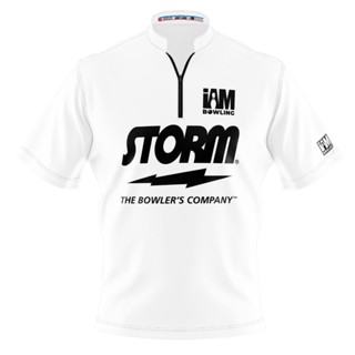 Storm DS เสื้อโปโล แขนสั้น พิมพ์ลายโบว์ลิ่ง 1600-ST 3D