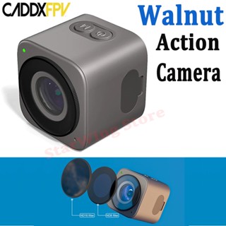 Caddxfpv WALNUT FPV กล้องแอคชั่น 4K 60fps FOV150 IP64 FPV 60g Gyroflow WIFI ND8 ND16 600mAH สําหรับ FPV Cinewhoop