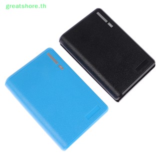 Greatshore กล่องเคสชาร์จ USB คู่ 5V 4*18650 สําหรับโทรศัพท์มือถือ DIY TH