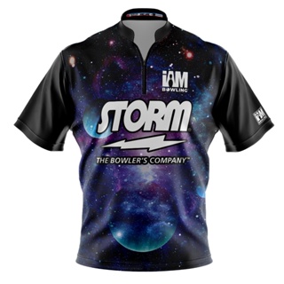 Storm DS เสื้อโปโล แขนสั้น พิมพ์ลายโบว์ลิ่ง 3D 2023-ST