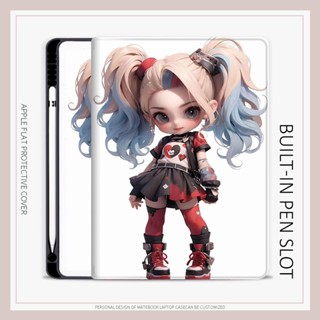 เคส ลาย Harley Quinn Gojo Satoru สําหรับ iPad air4 5 mini4 5 6 10.9 gen10 2022 pro11 10.2 gen7 8 9 gen5 6 air1 2