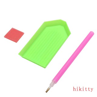 Hik ปากกาปักครอสติชคริสตัล 1 ชุด DIY