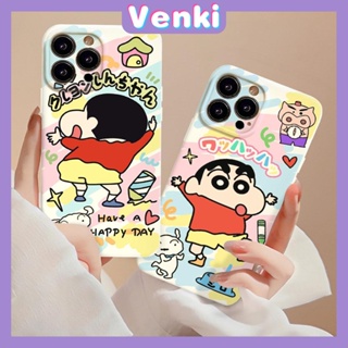 Venki - เข้ากันได้สำหรับ เคส iphone 11 เคสไอโฟน เคสไอโฟน11 เคสฟิล์ม TPU เคสเยลลี่สีขาวเคลือบเงากล้องป้องกันเคสเจลลี่ป้องกันน่ารักการ์ตูนตลกเด็กกลับเข้ากันได้กับ iPhone 14 13 Pro Max iPhone 12 7 8