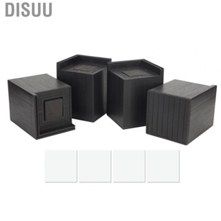 Disuu 4PCS Sofa Risers Square 4in Porose Bed Lifts Furniture For Fixing BG