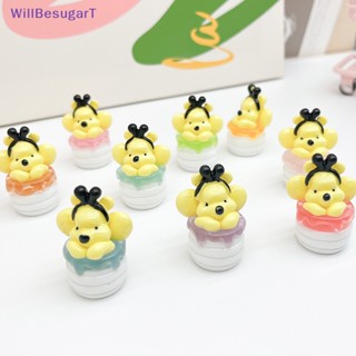 [WillBesugarT] ตุ๊กตาผึ้งเรืองแสง ขนาดเล็ก DIY สําหรับตกแต่งบ้าน สวน 2 ชิ้น