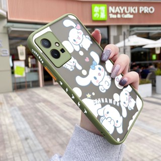 เคสโทรศัพท์มือถือแบบแข็ง ใส กันกระแทก ลายการ์ตูนสุนัข Laurel สําหรับ vivo Y75 5G Y55 5G Y77 5G Y77E 5G IQOO Z6 Lite 5G