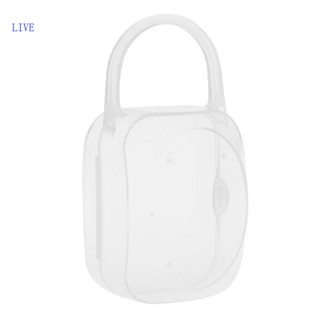 Live กล่องพลาสติก สําหรับใส่จุกนมเด็กทารก