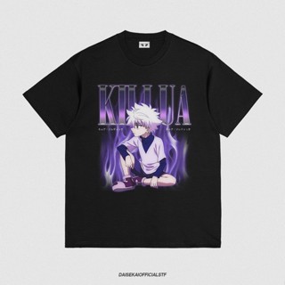 ดูดีนี่ดเสื้อยืดพิมพ์ลายแฟชั่น ลาย HUNTER X HUNTER KILLUA ZOLDYCK DAISEKAI ขนาดใหญ่_06