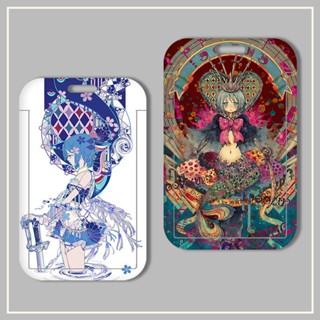 กระเป๋าใส่นามบัตร ลายการ์ตูนอนิเมะ Puella Magi Madoka Magica สําหรับนักเรียน