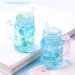 Trillioncatalpa แก้วน้ําผลไม้จิ๋ว 1:6 สําหรับบ้านตุ๊กตา 1/6 1 ชิ้น