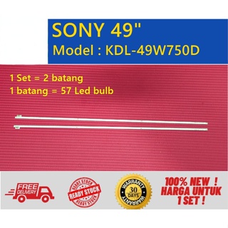 ไฟแบ็คไลท์ทีวี LED KDL-49W750D KDL49W750D Sony 49 นิ้ว (ใหม่ 100%)