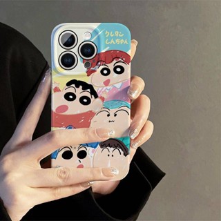 เคสโทรศัพท์มือถือแบบแข็ง ลายการ์ตูนชินจัง สําหรับ Iphone 14promax 13 11 12 XR XS