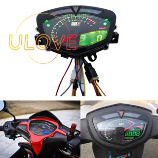 เครื่องวัดความเร็วดิจิทัล LCD RPM สําหรับ Yamaha Lc135 V1 Jupiter MX Copy Uma