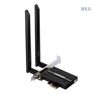 การ์ดไร้สาย ACE CF- AX180 Pro WiFi6 PCIe 1800Mbps Dual-Band 5GHz 2 4Ghz