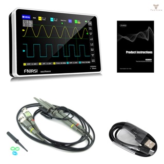 Fw 1013D ออสซิลโลสโคป 2 ช่องทาง 100MHz*2 Band Wide 1GSa/s พร้อมหน้าจอสัมผัส TFT LCD 7 นิ้ว