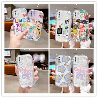 เคส samsung a02 เคสโทรศัพท์มือถือแบบใส ลายครีม สําหรับ samsung a02 เคส