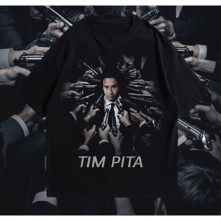 เสื้อยืดแฟชั่น  เสื้อ PiTA JOHNWICK COTTON 100 % มีทั้งทรงปกติและ OVERSIZE