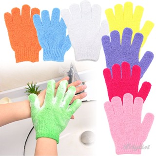 ღ Five Fingers Bath Gloves Body Brush Scrub Spa Skin Shower Gloves Exfoliating Removal Peeling Bathroom Supplies Body Care Tools