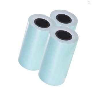 สติกเกอร์กระดาษความร้อน มีกาวในตัว 57*30 มม. สําหรับเครื่องพิมพ์ความร้อน PeriPage A6 Pocket PAPERANG P1 P2 Mini 3 ม้วน